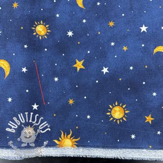 Tissu déco premium GLOW IN THE DARK Starry night 2nd class