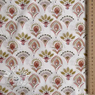 Tissu coton Motif off white digital print