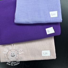 Paquet de tissus double gaze de coton ORGANIC 572
