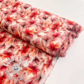 Viscose RAYON POPLIN Leafs design C digital print