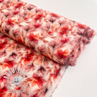 Viscose RAYON POPLIN Leafs design C digital print