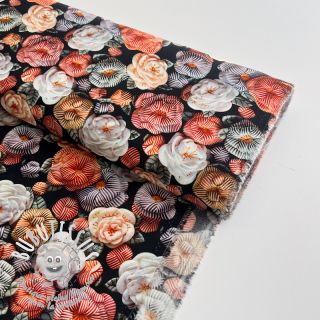 Viscose RAYON POPLIN Knitted design F digital print