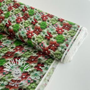 Viscose RAYON POPLIN Knitted design E digital print