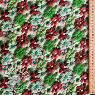 Viscose RAYON POPLIN Knitted design E digital print