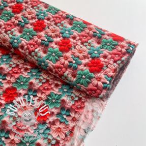 Viscose RAYON POPLIN Knitted design D digital print