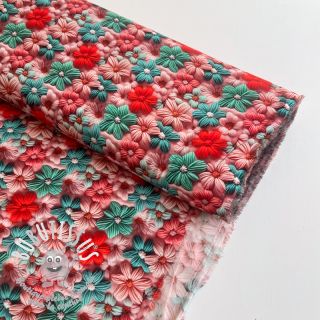 Viscose RAYON POPLIN Knitted design D digital print