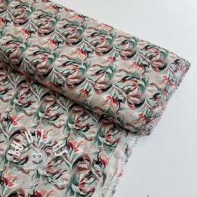 Viscose RAYON POPLIN Diverse graphics design E digital print