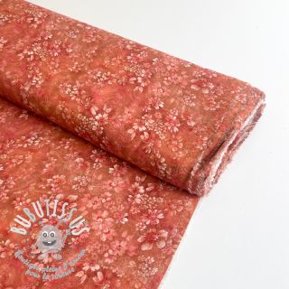 Viscose RAYON POPLIN Mini flowers design E digital print