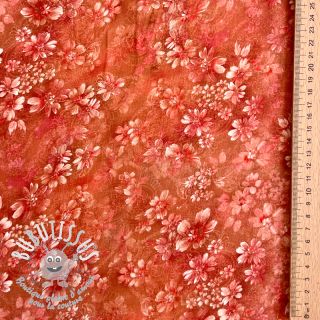 Viscose RAYON POPLIN Mini flowers design E digital print