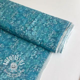 Viscose RAYON POPLIN Mini flowers design C digital print