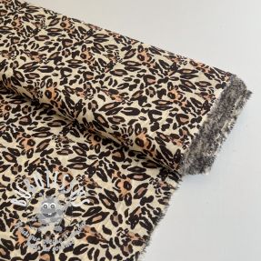 Viscose RAYON POPLIN Jungle design A digital print