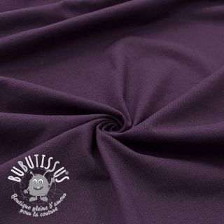 Jersey coton violet