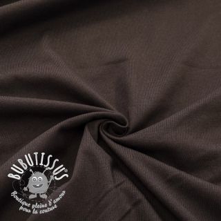 Jersey coton mocha