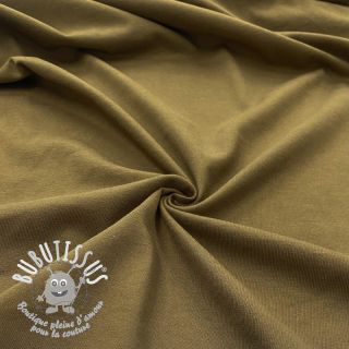 Jersey coton golden brown