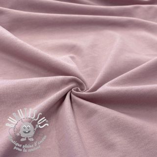 Jersey coton dawn pink