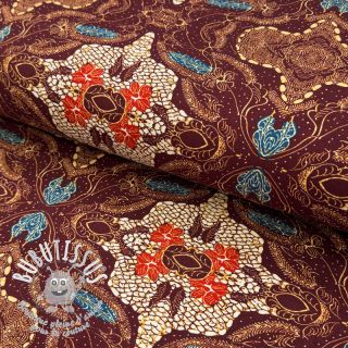 Jersey VISCOSE LYCRA HEAVY Batik design A digital print