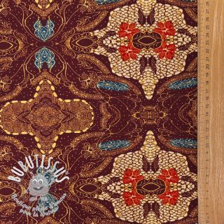 Jersey VISCOSE LYCRA HEAVY Batik design A digital print