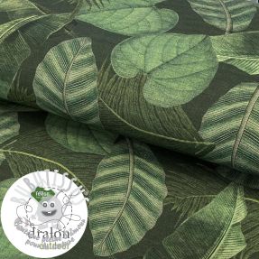 Tissu déco avec finition en Teflon BOTANIC LEAF DETAILED