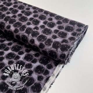 Viscose RAYON POPLIN Black holes design D digital print