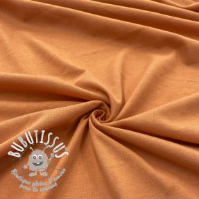 Jersey coton caramel