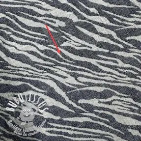 Tissu double gaze/mousseline Animal pattern navy 2nd class