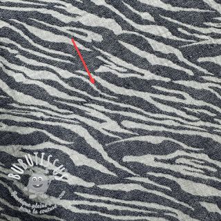Tissu double gaze/mousseline Animal pattern navy 2nd class