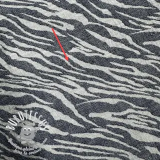 Tissu double gaze/mousseline Animal pattern navy 2nd class