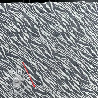 Tissu double gaze/mousseline Animal pattern navy 2nd class