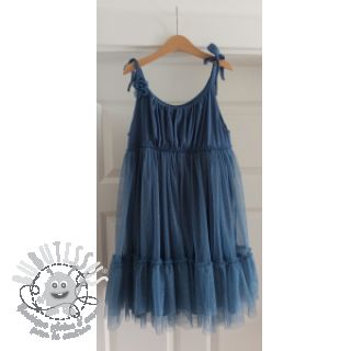 Tulle pour jupe tutu ROYAL SPARKLE jeans silver