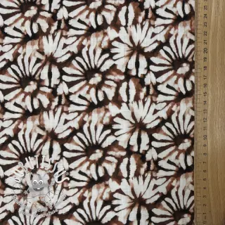 Viscose lin Dandelions digital print