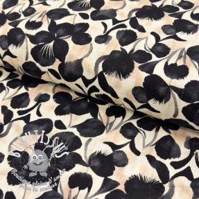 Viscose lin Lotus design B digital print