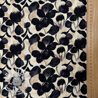 Viscose lin Lotus design B digital print