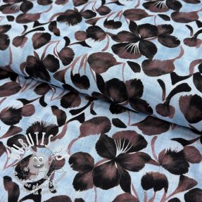 Viscose lin Lotus design A digital print