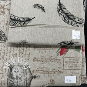 Paquet de tissus  décoratifs 1200