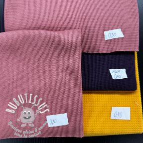 Paquet de tissus jersey WAFFLE 137