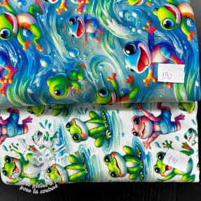 Paquet de tissus jersey digital print 2087