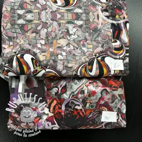 Paquet de tissus jersey digital print 2084