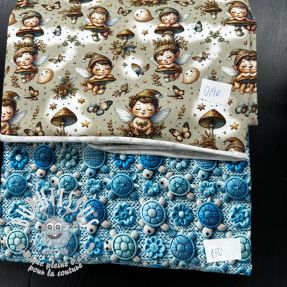 Paquet de tissus jersey digital print 2079