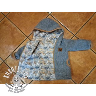 Jersey Happy dinos grey digital print