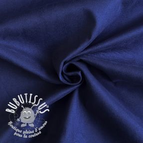 Suede stretch SCUBA navy