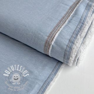Tissu mélange lin et cotton Lico light blue