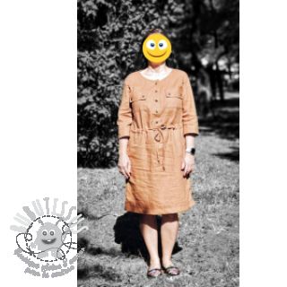 Lin lavé mustard