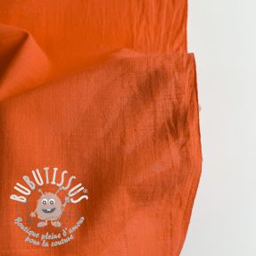Tissu coton Lin orange 2nd class