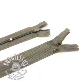 Fermeture Invisible A Glissiere Réglable 60 cm taupe