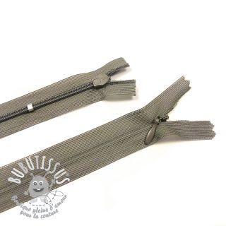Fermeture Invisible A Glissiere Réglable 60 cm taupe