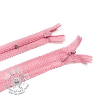 Fermeture Invisible a Glissiere Réglable 25 cm Pink