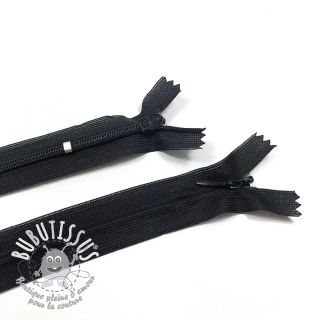 Fermeture Invisible a Glissiere Réglable 25 cm Black