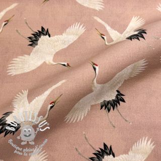 Tissu déco Crane Bird Dream digital print