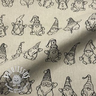 Tissu déco Linenlook premium Tomte Jolly Line