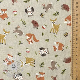 Tissu déco Linenlook premium Forest Friend Animal